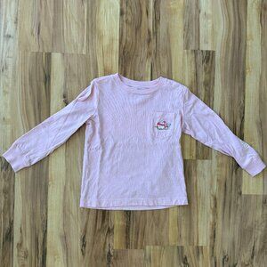 Vineyard Vines Kid 3T Snowman Long Sleeve Whale Tee